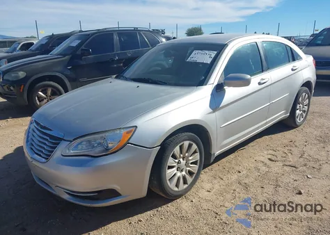 2012 Chrysler 200 Lx из США, поврежденный, VIN 1C3CCBAB6CN212753